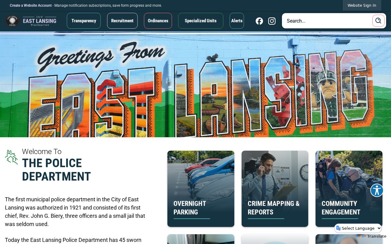 East Lansing police contact route for Ingham County registry concerns